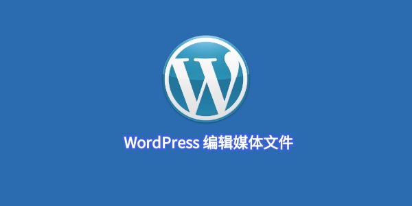 WordPress 编辑媒体文件